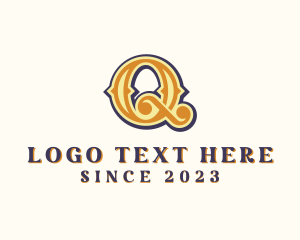 Letter Q - Fashion Tailoring Boutique logo design
