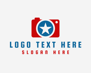 American - United States Camera logo design
