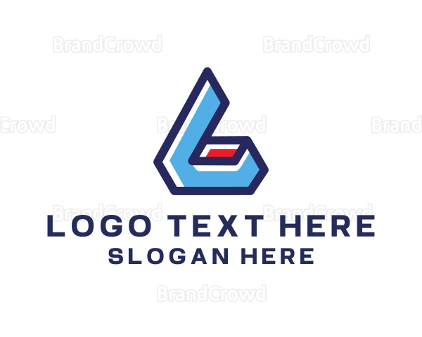 Digital Business Letter L Logo