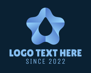 Water Refilling - Star Hydro Water Power logo design