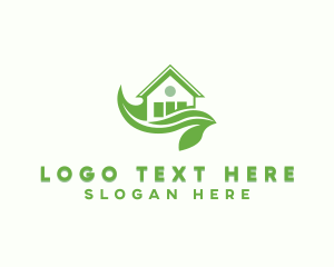 Leaves - Lawn Backyard Landscaping logo design