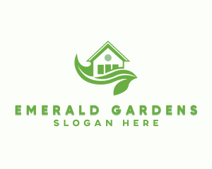 Lawn Backyard Landscaping logo design