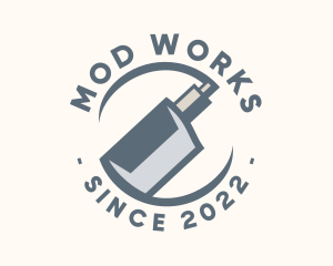 Mod - Vape Mod Badge logo design