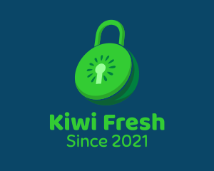 Kiwi - Kiwi Security Lock logo design