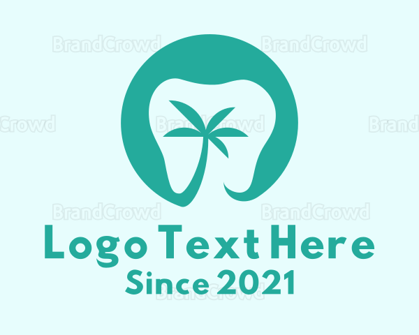Palm Tree Dental Logo