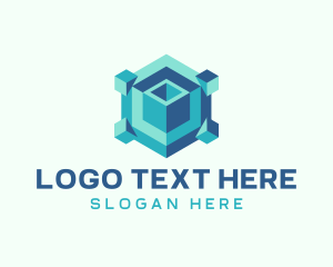 3d - 3D Isometric Cube logo design