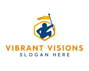 Leadership Volunteer Person logo design