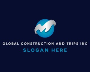 Global Business Sphere logo design