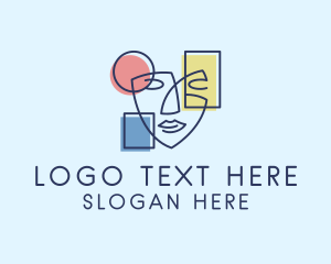 Stylistic - Creative Face Art logo design