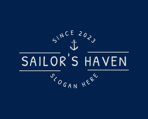 Anchor Nautical Seaman logo design