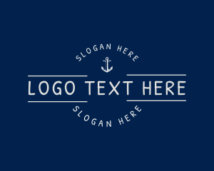Anchor Nautical Seaman Logo