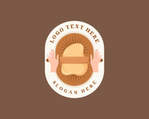 Pastry Dough Rolling Pin Logo