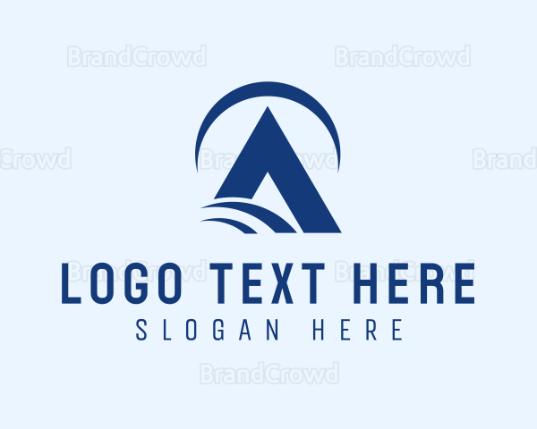 Abstract Architecture Letter A Logo