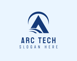 Arc - Abstract Architecture Letter A logo design