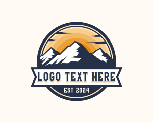 Mountaineer - Outdoor Mountain Adventure logo design