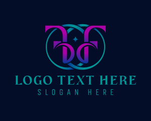 Monogram - Elegant Celtic Symbol logo design