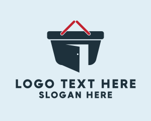 Commerce - Shopping Basket Grocery logo design