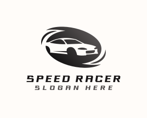 Car Racer Vortex logo design