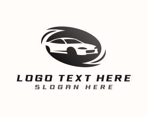 Speed - Car Racer Vortex logo design