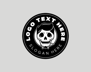 Streetwear - Smoking Skull Apparel logo design