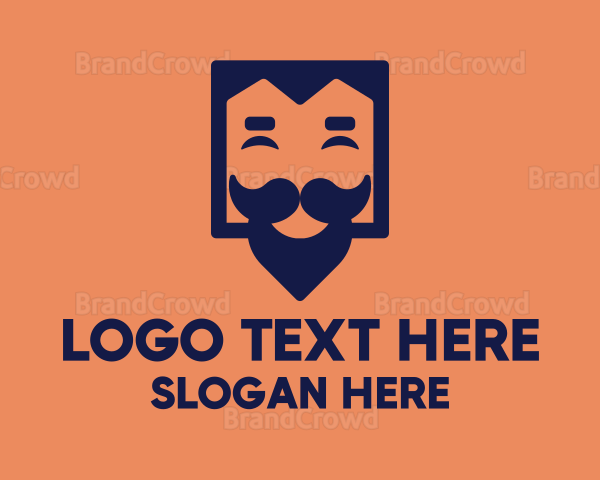 Hipster Gentleman Man Logo