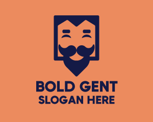 Hipster Gentleman Man logo design