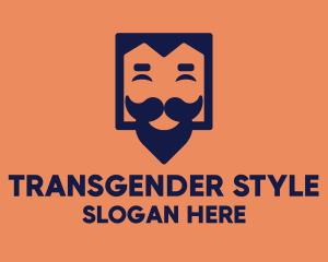 Hipster Gentleman Man logo design