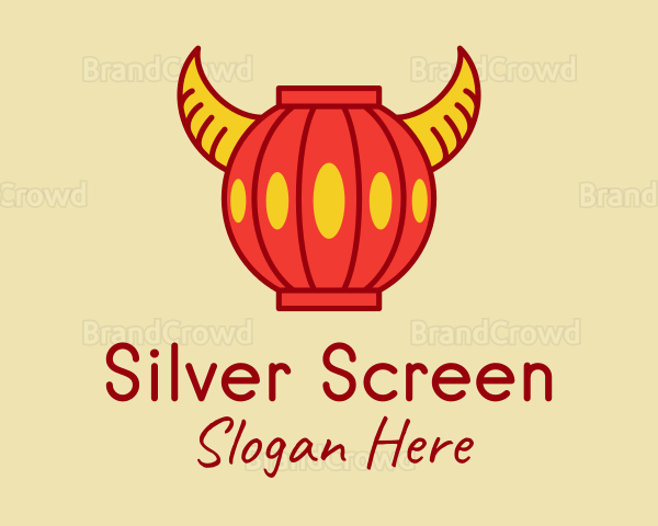 Chinese Ox Horn Lantern Logo