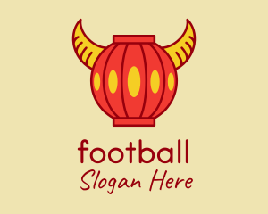 Chinese Ox Horn Lantern Logo