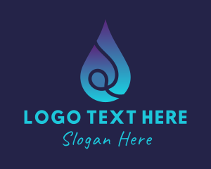 Hygiene - Plumbing Water Drop logo design