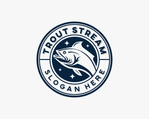 Trout - Bait and Tackle Fishery logo design