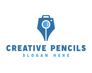 Pen Photo Journalist  logo design