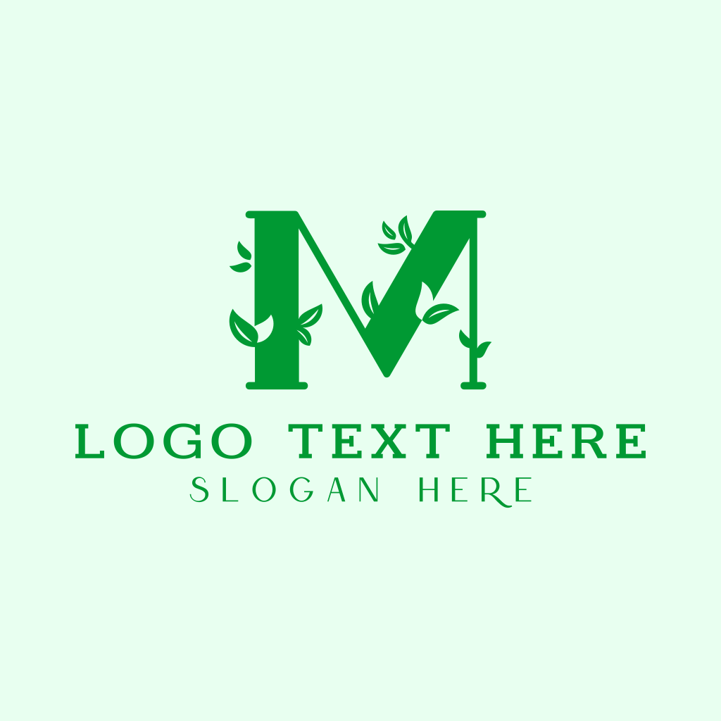 Plant Seedling Letter M Logo | BrandCrowd Logo Maker