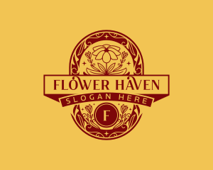 Flower Botanical Gardening logo design