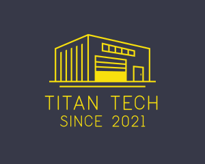 Tech Warehouse Building  logo design