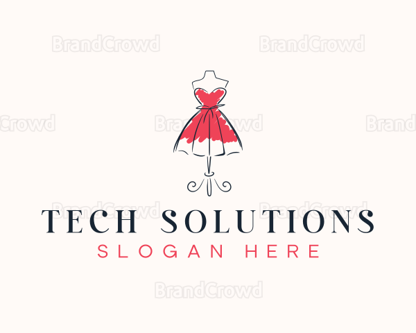 Fashion Dress Mannequin Logo