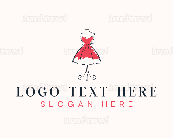 Fashion Dress Mannequin Logo