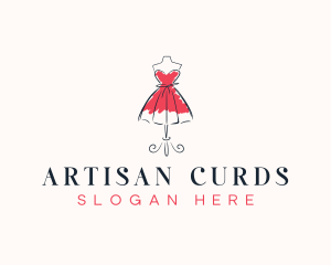 Fashion Dress Mannequin logo design