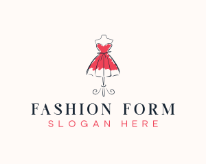 Mannequin - Fashion Dress Mannequin logo design