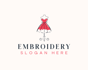 Fashion Dress Mannequin logo design