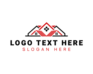 Leasing - Roof Carpenter Construction logo design