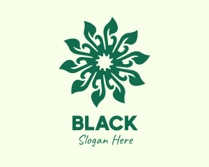 Landscaping - Decorative Green Leaf logo design