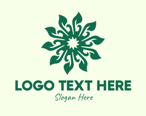 Decorative - Decorative Green Leaf logo design