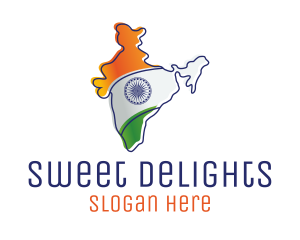 Punjab - Modern India Outline logo design