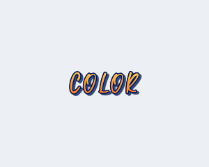 Paint Cartoon Wordmark Logo