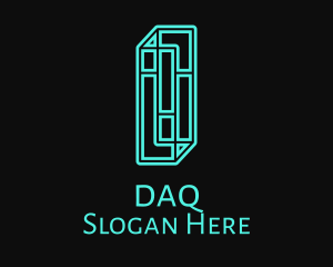Digital Box Line Art  Logo