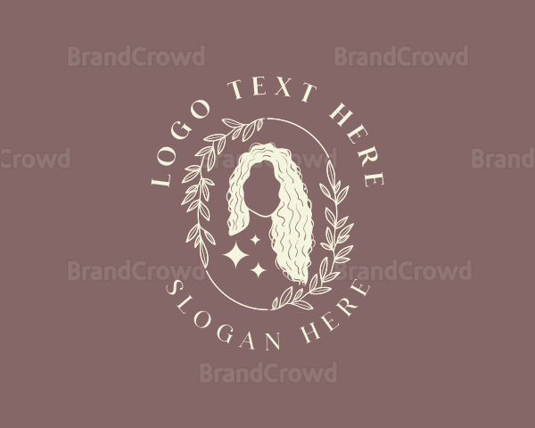 Organic Beauty Hair Salon Logo