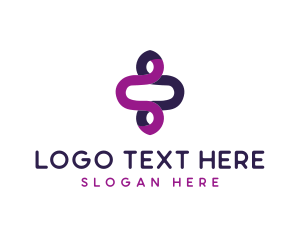 Studio - Modern Loop Balance logo design