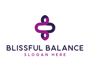 Modern Loop Balance logo design