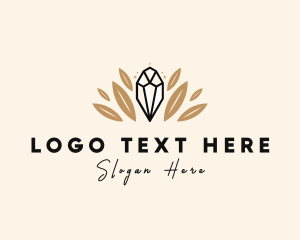 Crystal - Luxury Precious Gem logo design